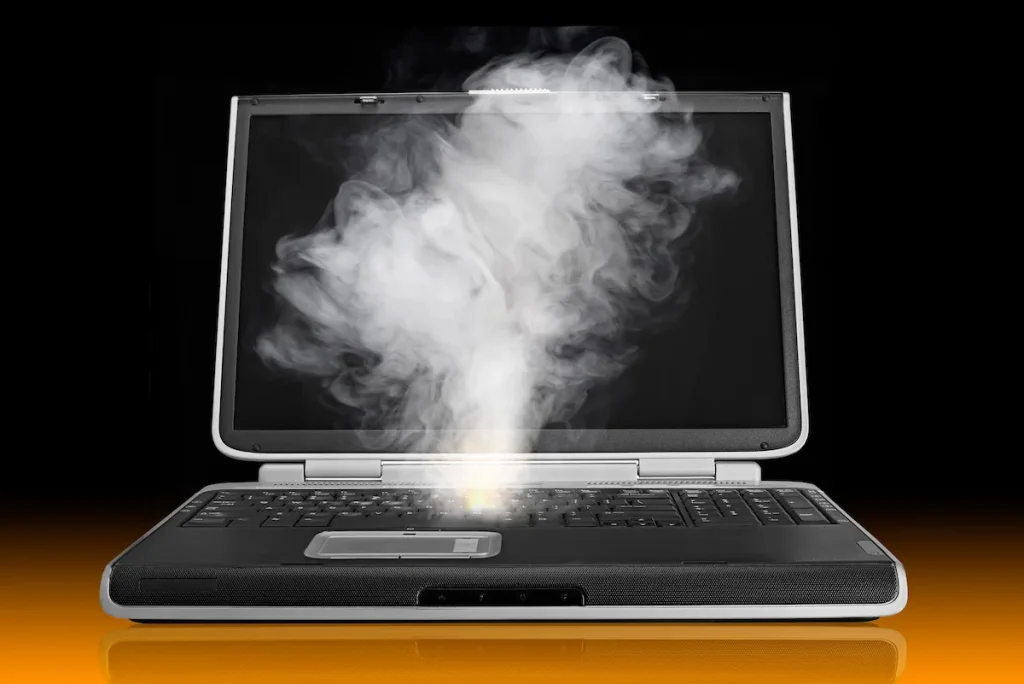 داغ شدن بیش از حد قطعات داخلی